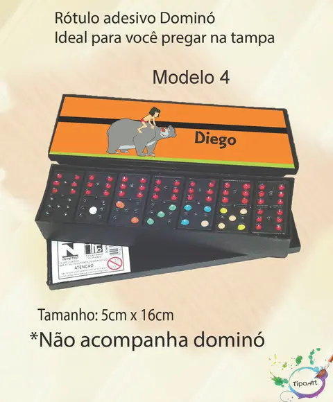 Adesivo para Dominó-mogli