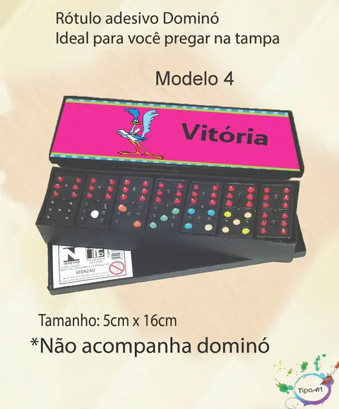 Adesivo para Dominó-papaleguas
