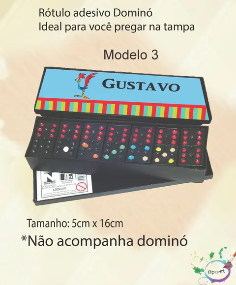 Adesivo para Dominó-papaleguas