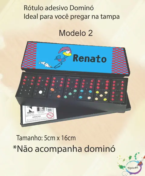 Adesivo para Dominó-papaleguas