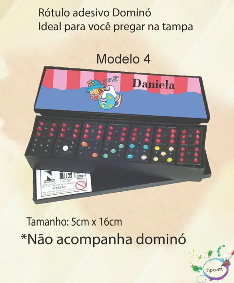 Adesivo para Dominó-patatí Patatá