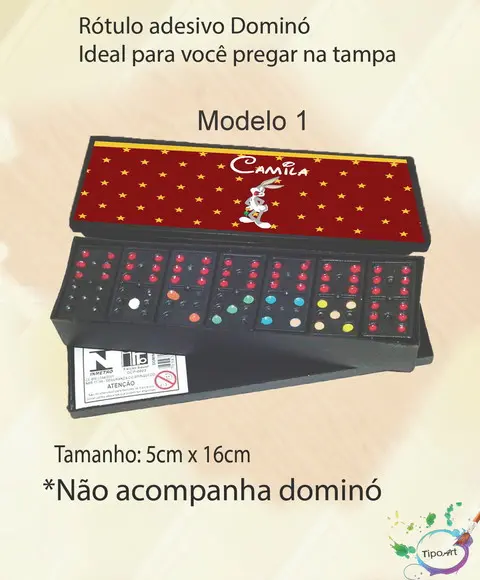 Adesivo para Dominó-pernalonga