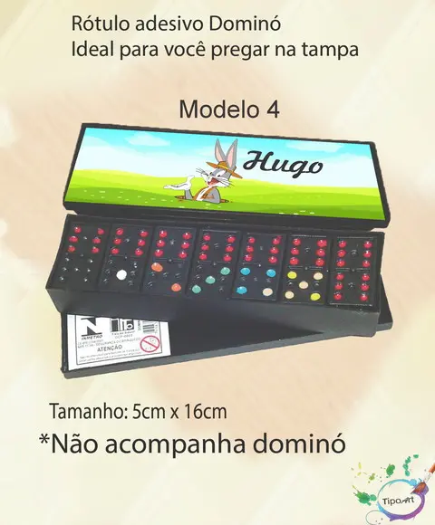 Adesivo para Dominó-pernalonga