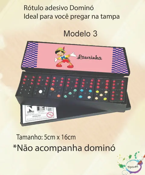 Adesivo para Dominó-pinoquio