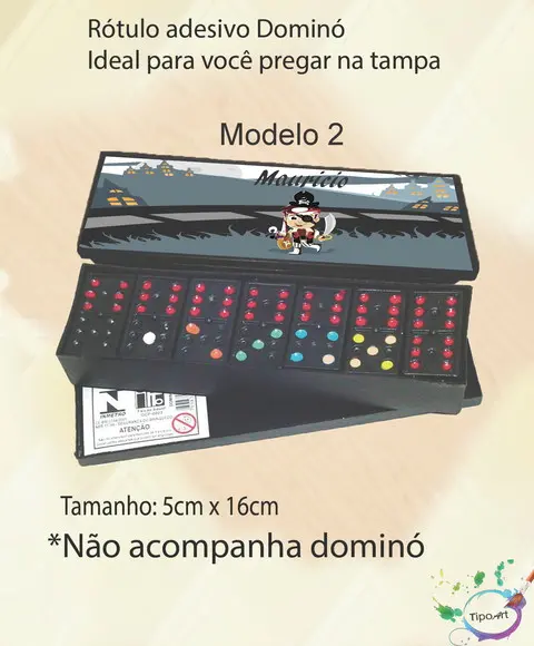 Adesivo para Dominó-pirata