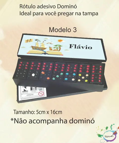 Adesivo para Dominó-pirata