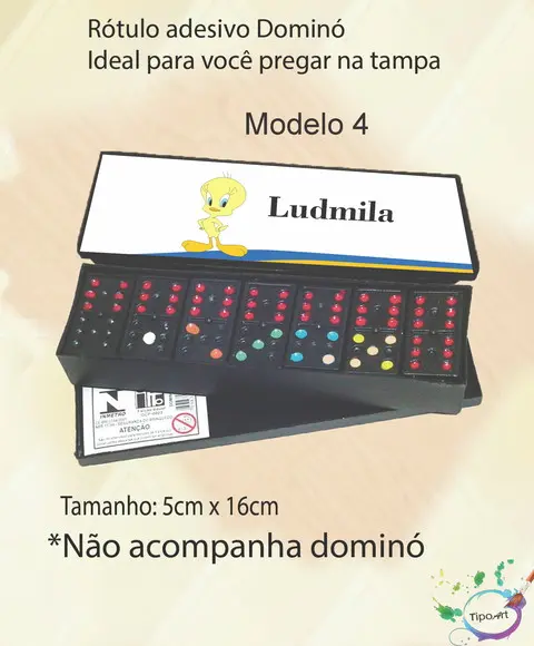 Adesivo para Dominó-piu Piu
