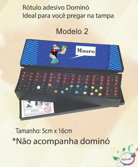 Adesivo para Dominó-popai