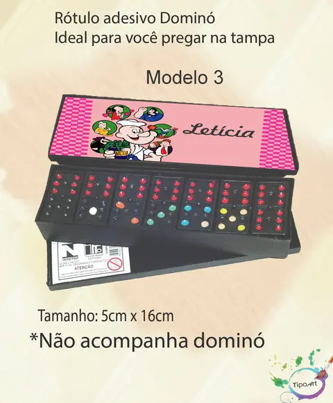Adesivo para Dominó-popai