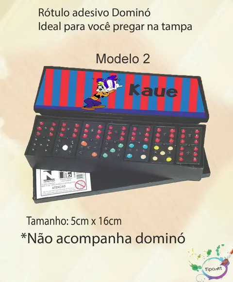 Adesivo para Dominó-pateta