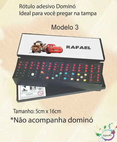 Adesivo para Dominó-relampago