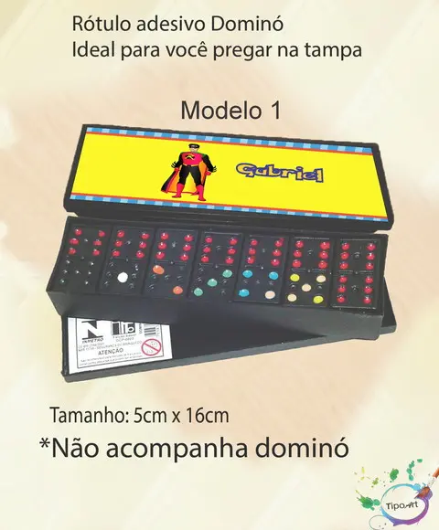Adesivo para Dominó-robin