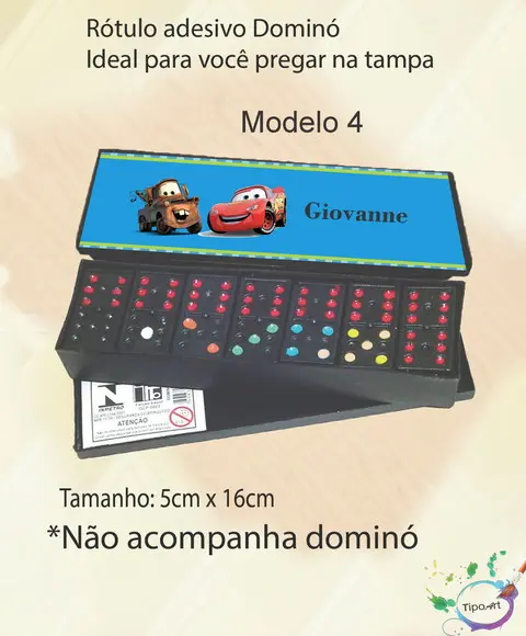 Adesivo para Dominó-relampago