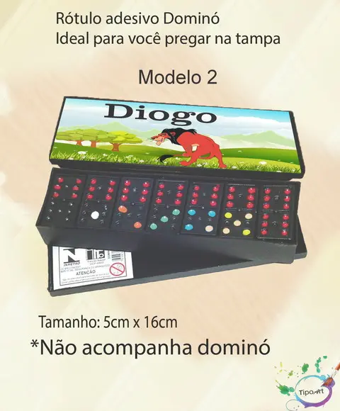 Adesivo para Dominó-rei Leão