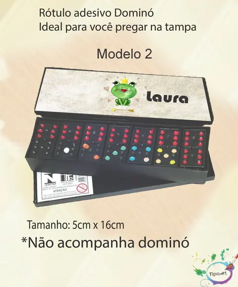 Adesivo para Dominó-sapinho
