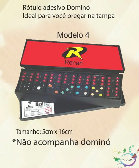 Adesivo para Dominó-robin