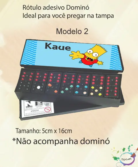 Adesivo para Dominó-simpson