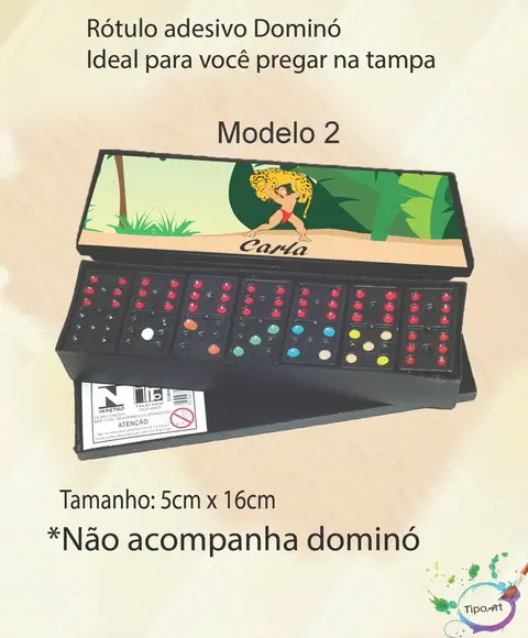Adesivo para Dominó-tarzan