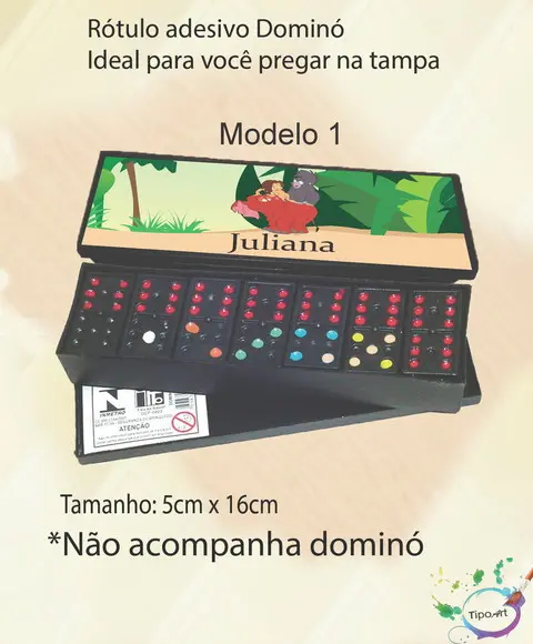 Adesivo para Dominó-tarzan