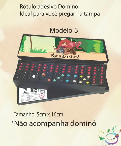 Adesivo para Dominó-tarzan