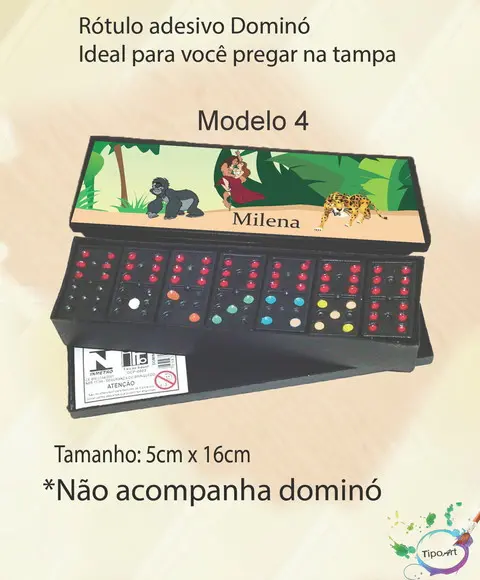 Adesivo para Dominó-tarzan