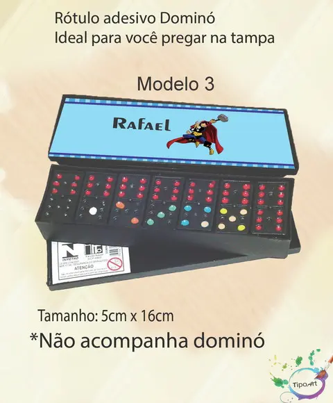 Adesivo para Dominó-thor