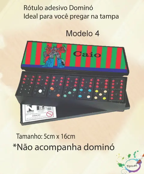Adesivo para Dominó-transformers