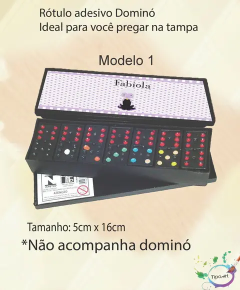 Adesivo para Dominó-vilões
