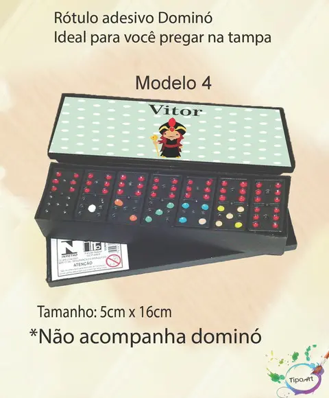 Adesivo para Dominó-vilões