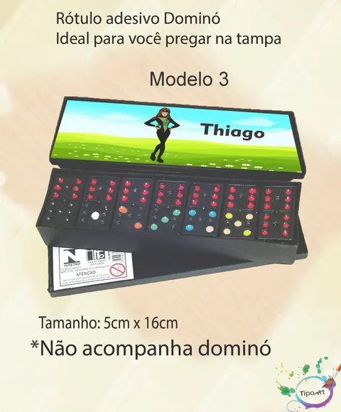 Adesivo para Dominó-x Mens