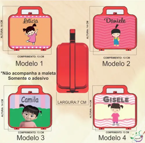Adesivo para Maletinha-boo