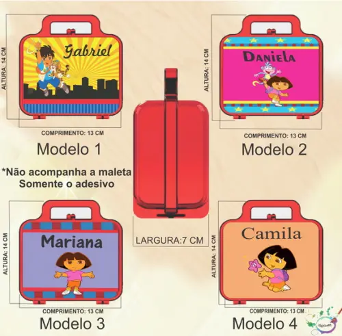 Adesivo para Maletinha-dora