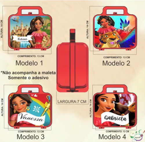 Adesivo para Maletinha-elena de Avalor
