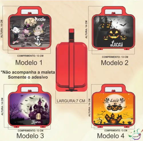 Adesivo para Maletinha-halloween#1