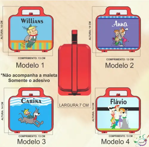 Adesivo para Maletinha-jetsons