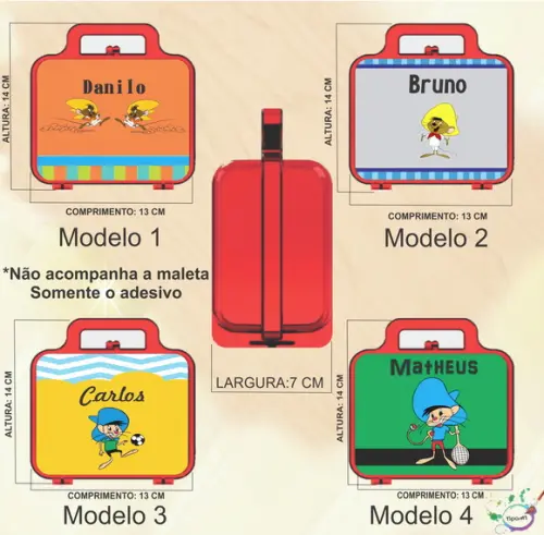 Adesivo para Maletinha-ligeirinho