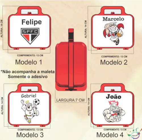 Adesivo para Maletinha-sp