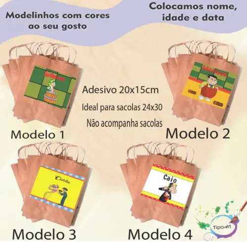 Adesivo para Sacola 20x15 -chaves