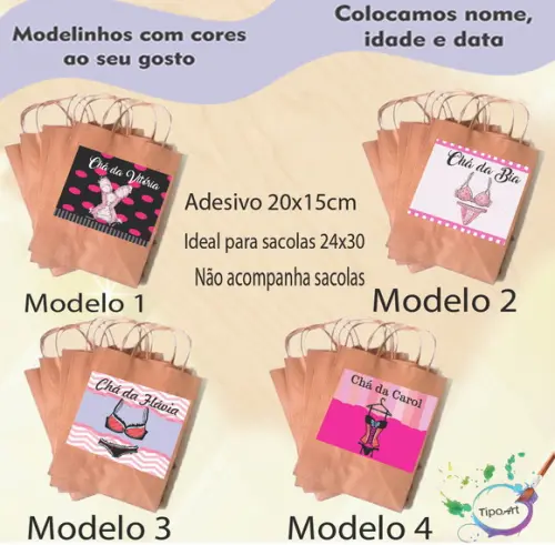 Adesivo para Sacola 20x15 -lingerie#2