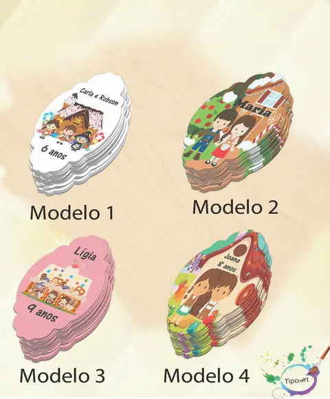 Adesivo para Tubete 8 cm -joão e Maria