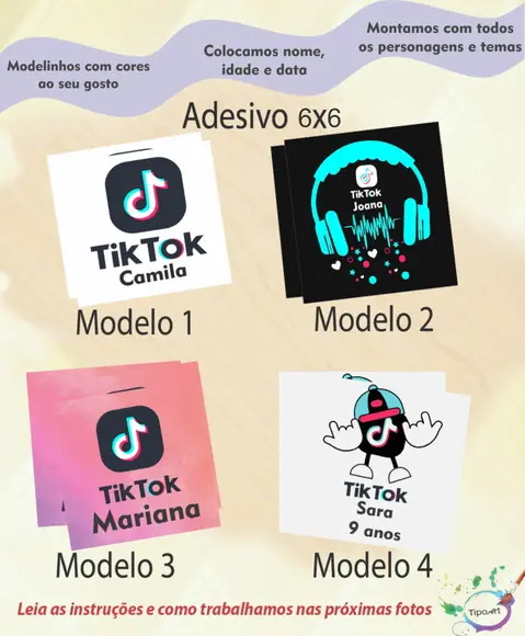 Adesivo Quadrado 6x6