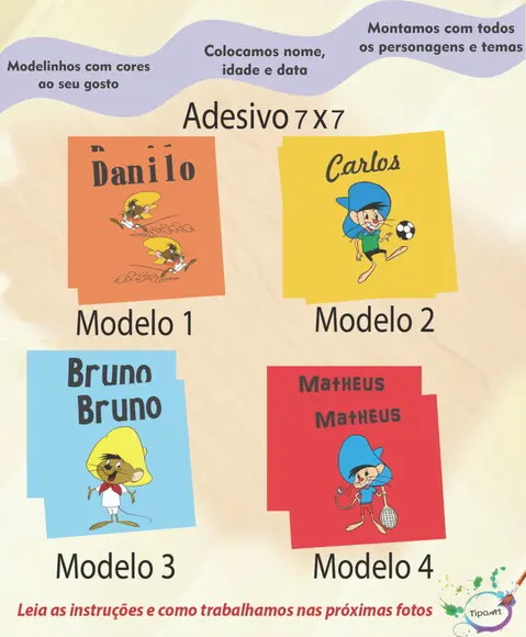 Adesivo Quadrado 7x7-ligeirinho