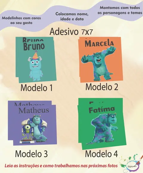 Adesivo Quadrado 7x7-sullivan