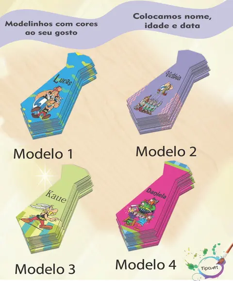 Adesivo(formato Gravata)-asterix