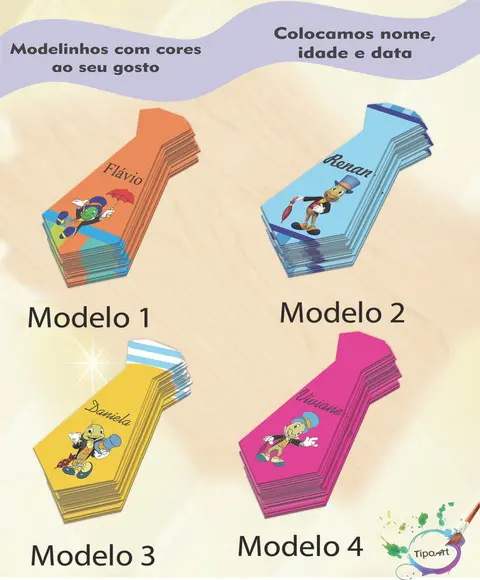 Adesivo(formato Gravata)-grilo Falante