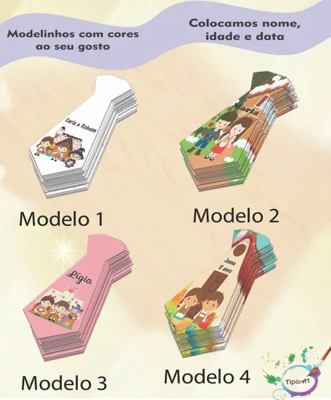 Adesivo(formato Gravata)-joão e Maria