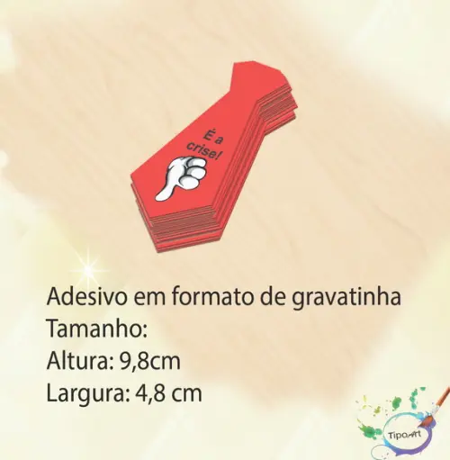 Adesivo(formato Gravata)-lua de Mel#11