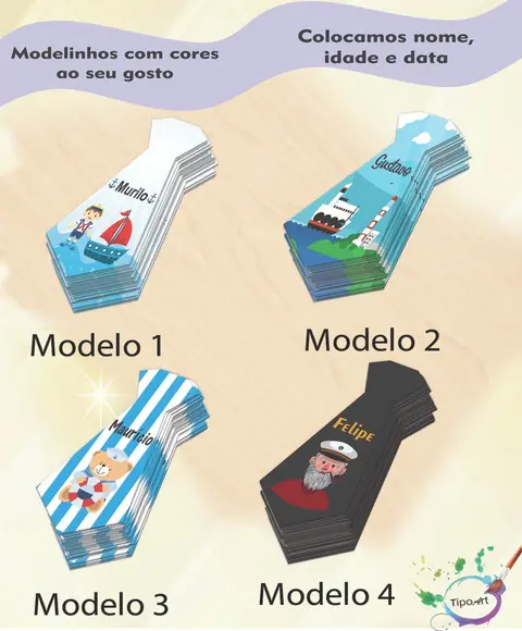Adesivo(formato Gravata)-marinheiro