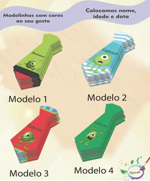 Adesivo(formato Gravata)-mike Wazowski