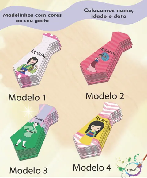 Adesivo(formato Gravata)-mulan